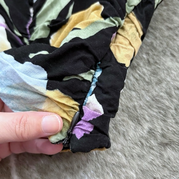 Lulus Super Bloom Black Floral Print Strapless Tube Top - Picture 7 of 11